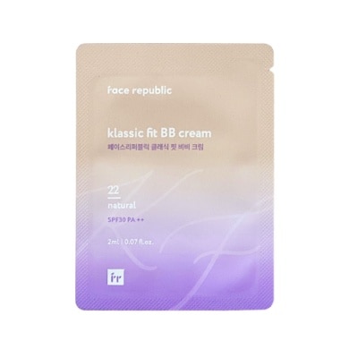 FACE REPUBLIC Klassic Fit BB Cream 22 Natural 2ml Sachet