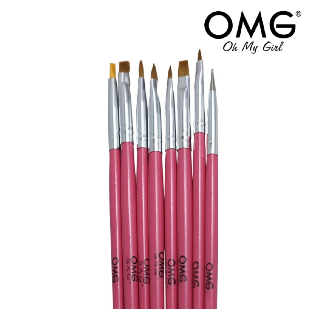 Nail Art Brush (8 Pieces)