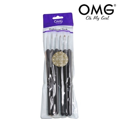 OMG Nail Art Brush (6 Pieces)