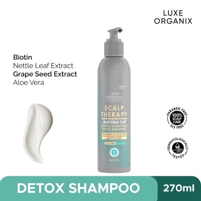 LUXE ORGANIX LUXE ORGANIX Scalp Therapy Anti-Hair Fall  Gentle Clarifying Detox Shampoo 270ml