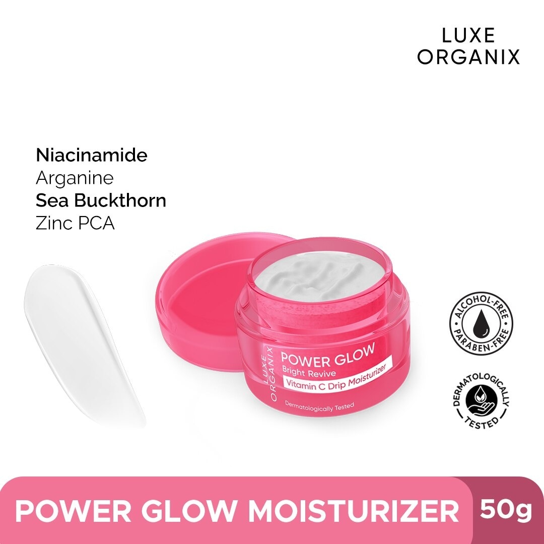 LUXE ORGANIX Power Glow Bright Revive Vitamin C Drip Moisturizer 50g