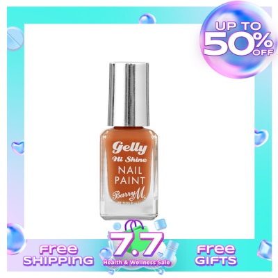 BARRY M Gelly Hi Shine Nail Paint Apricot Tart