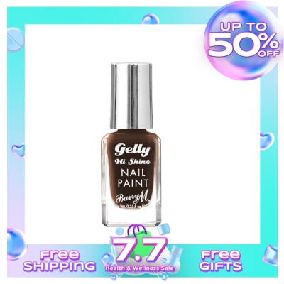 BARRY M Gelly Hi Shine Nail Paint Espresso