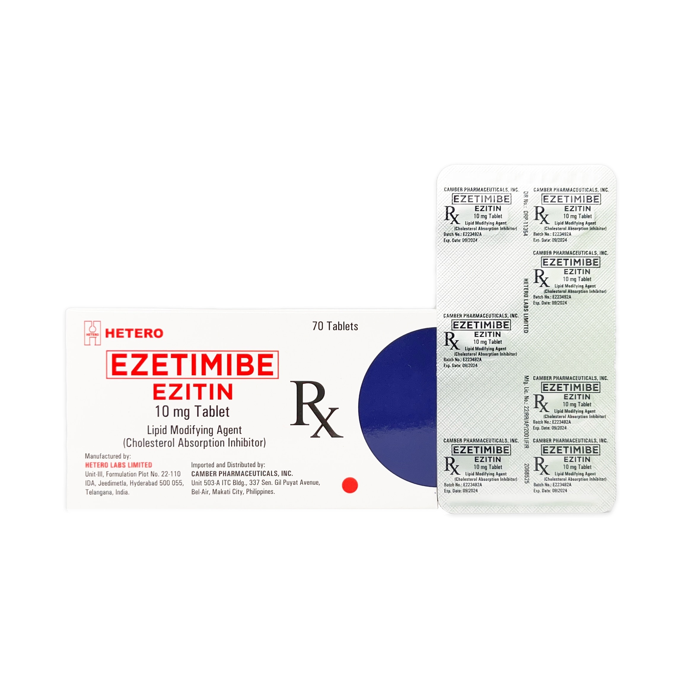 EZITIN Tablet 10mg Sold Per Piece [PRESCRIPTION REQUIRED]