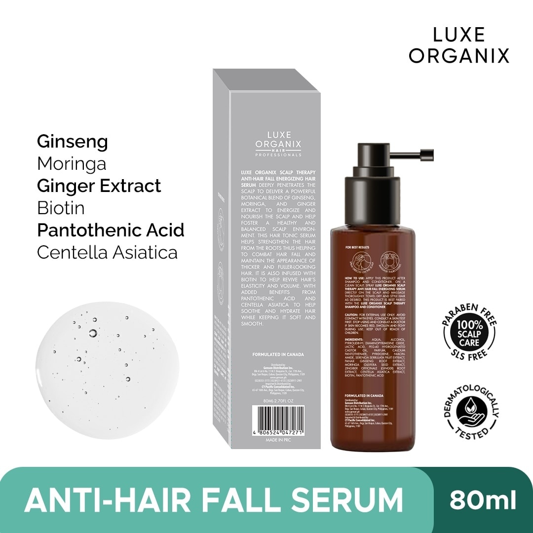 LUXE ORGANIX Scalp Therapy Anti-Hair Fall Energizing Hair Serum 80ml