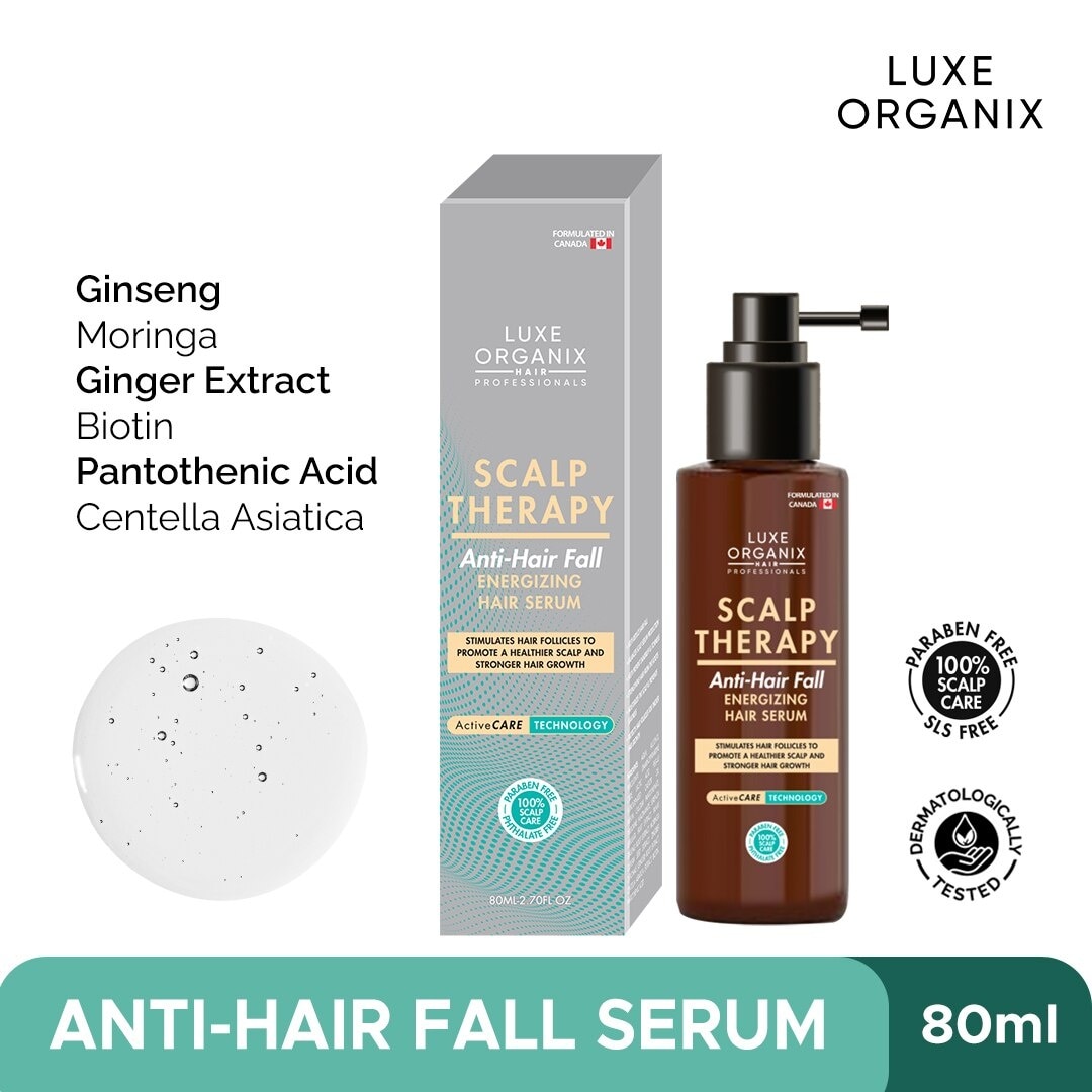 LUXE ORGANIX Scalp Therapy Anti-Hair Fall Energizing Hair Serum 80ml