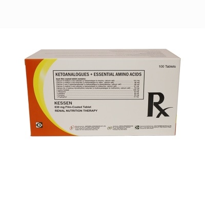 KESSEN KESSEN Renal Nutrition Therapy Film Coated Tablet 630mg Sold Per Piece [PRESCRIPTION REQUIRED]