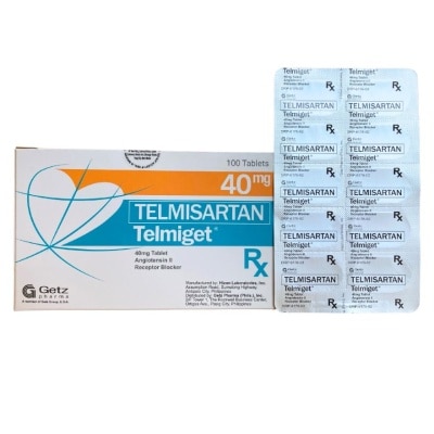 TELMIGET TELMIGET TELMIGET 40mg Sold Per Piece [PRESCRIPTION REQUIRED]