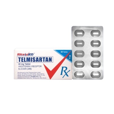 RITEMED RITEMED Telmisartan 40mg Tablet Sold Per Piece [PRESCRIPTION REQUIRED]