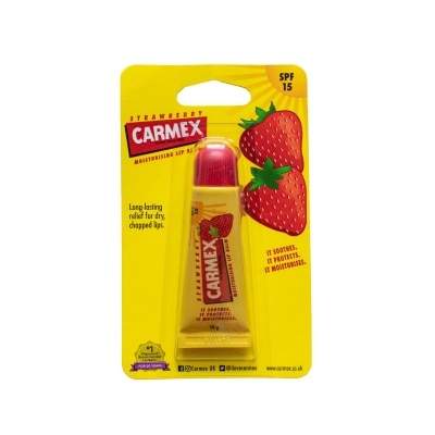 CARMEX Lip Balm in Squeeze Tube Strawberry with SPF15 10g