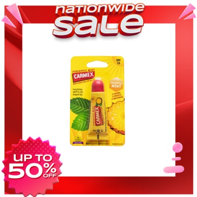 CARMEX Lip Balm in Squeeze Tube Pineapple Mint with SPF15 10g