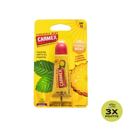 CARMEX Lip Balm in Squeeze Tube Pineapple Mint with SPF15 10g