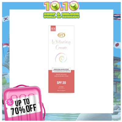 GT COSMETICS Whitening Cream with Korean Snail Mucin Extract 30ML
