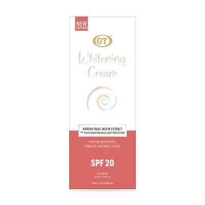 GT COSMETICS Whitening Cream with Korean Snail Mucin Extract 30ML