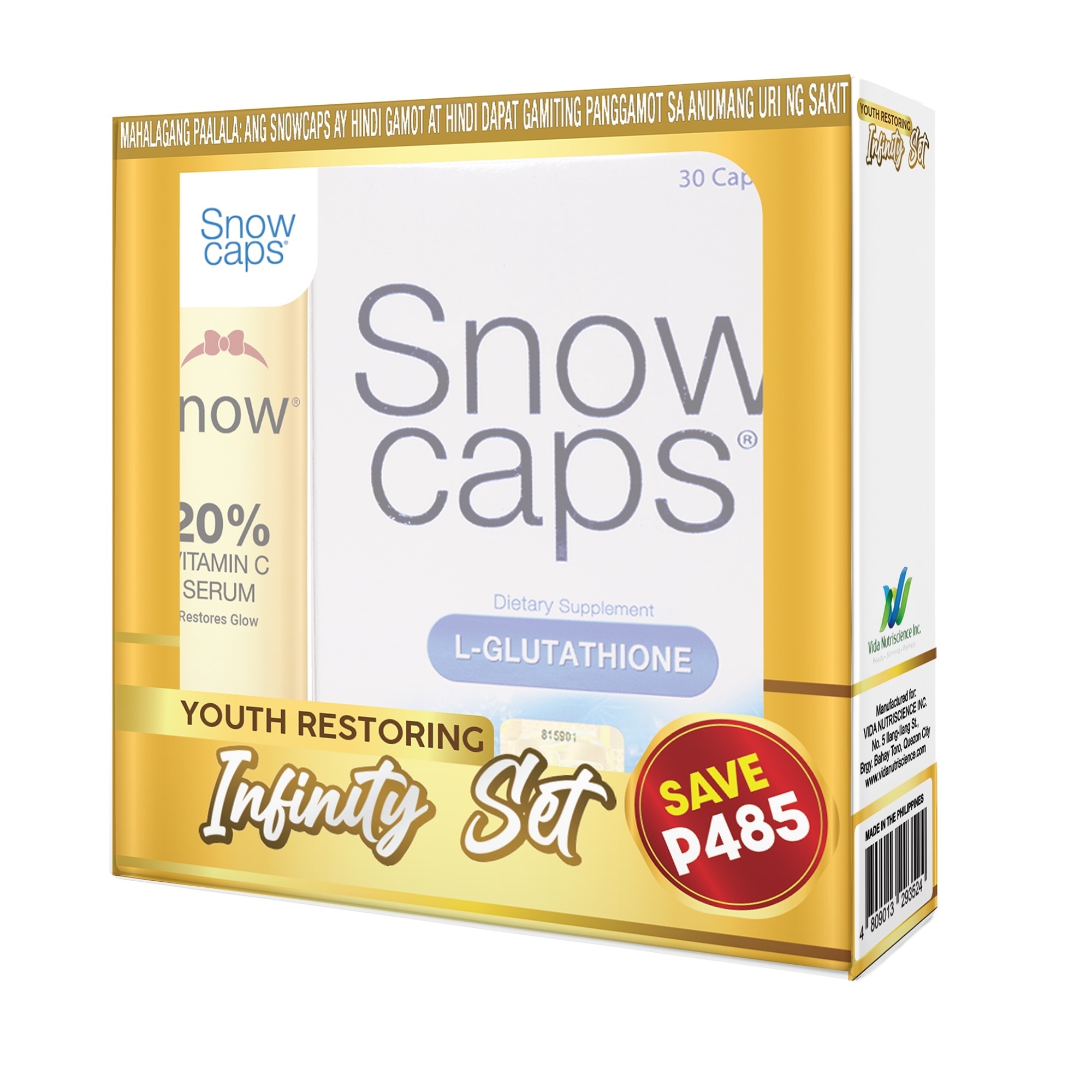 SNOW CAPS Youth Restoring Infinity Set