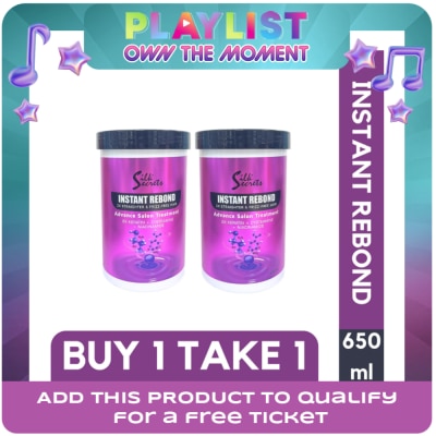 SILK SECRETS - SILK SECRETS SILK SECRETS Instant Rebond 2X Keratin + Cysteamine and Niacinamide 650ml Buy2 Get 50% off