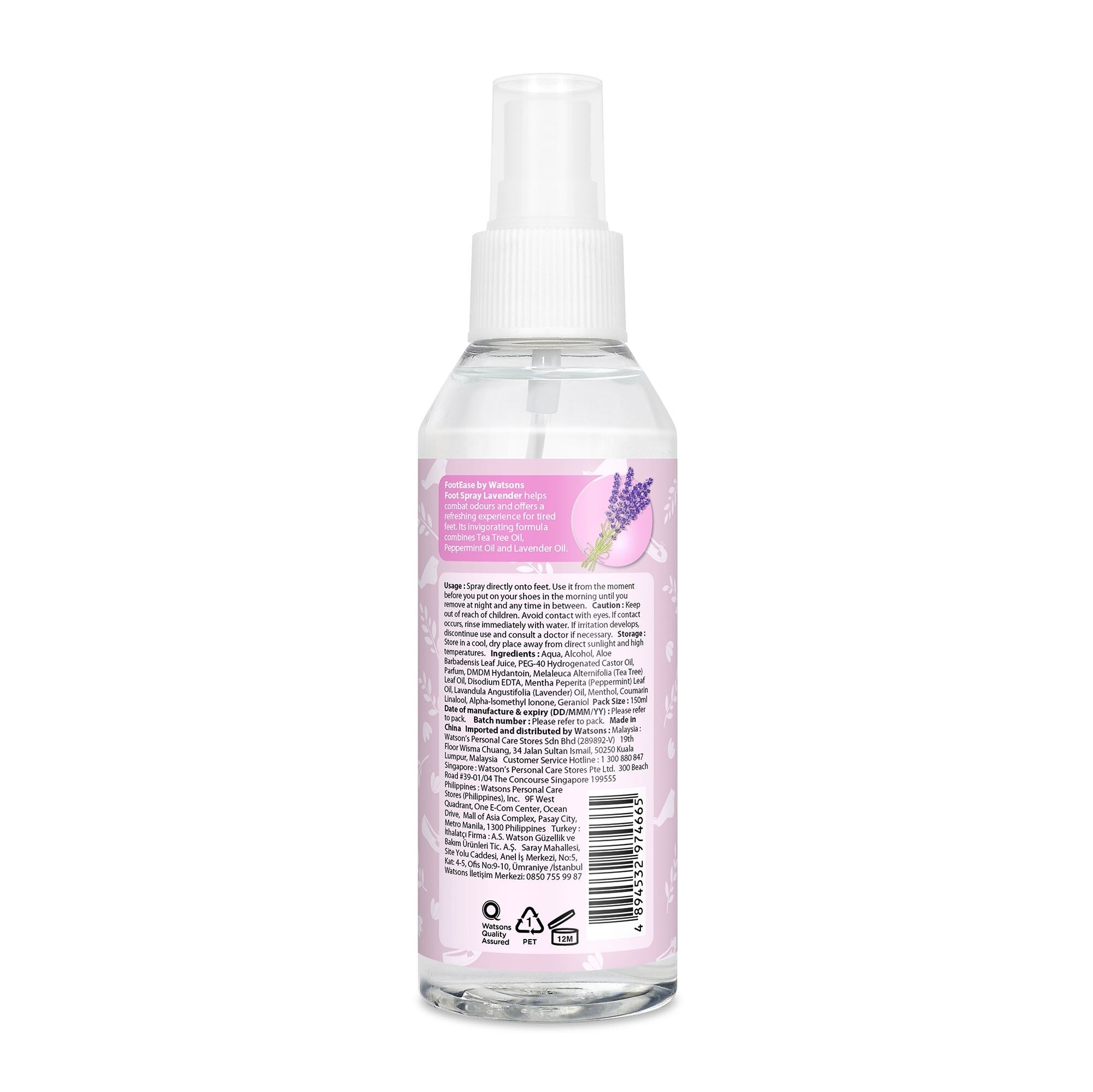 Foot Spray Lavender 150ml