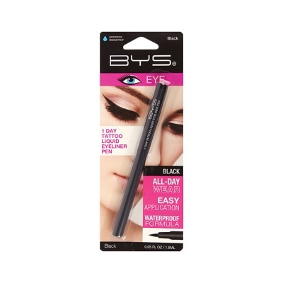 BYS BYS Liquid Eyeliner Pen 1 Day Tattoo - Black