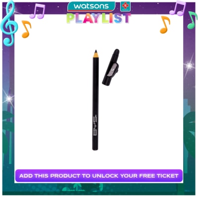 BYS BYS Eyeliner Pencil Black w/ Sharpener