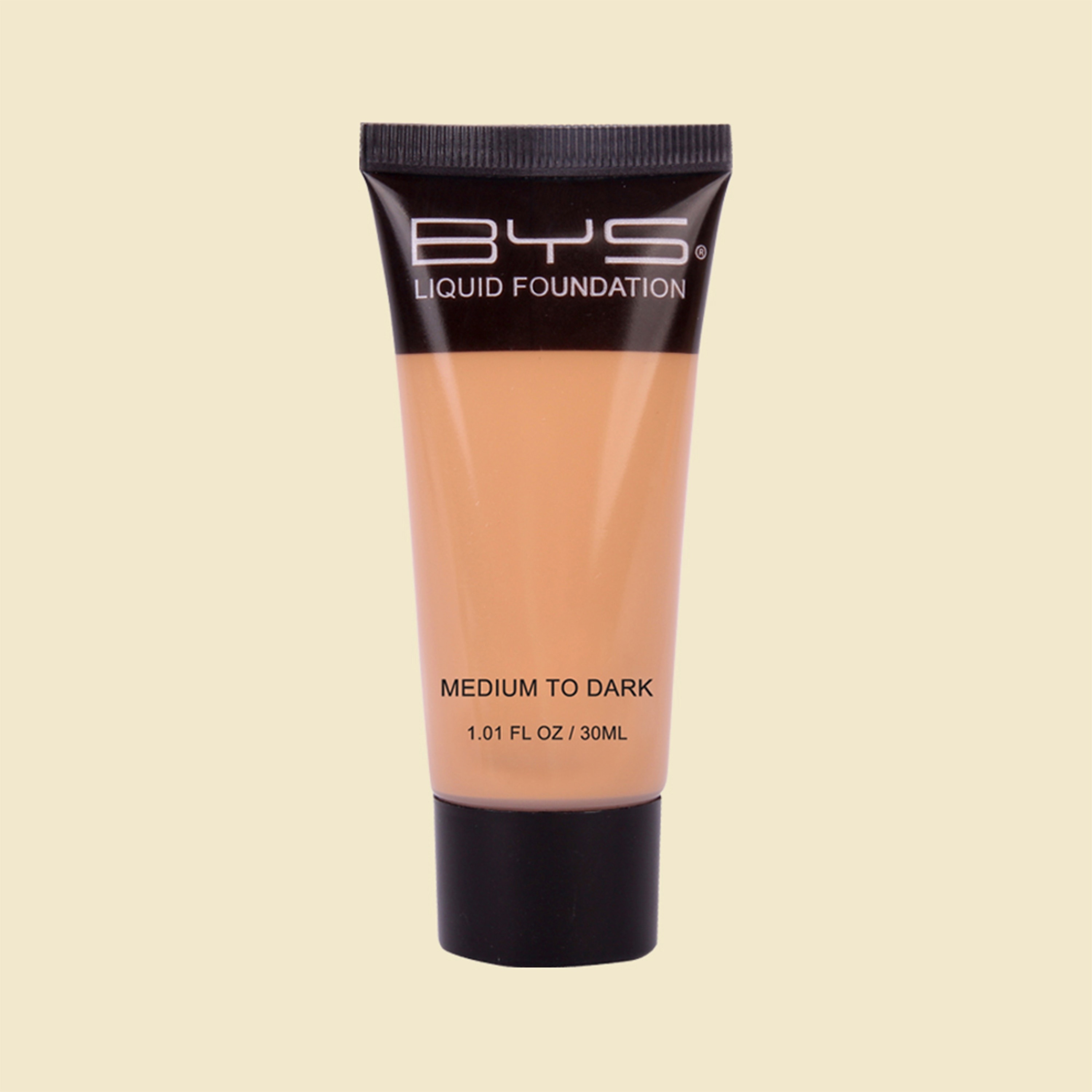 BYS Liquid Foundation Tube Medium to Dark