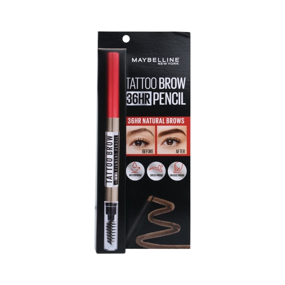 MAYBELLINE Tattoo Brow 36HR Eyebrow Pencil - Grey Brown