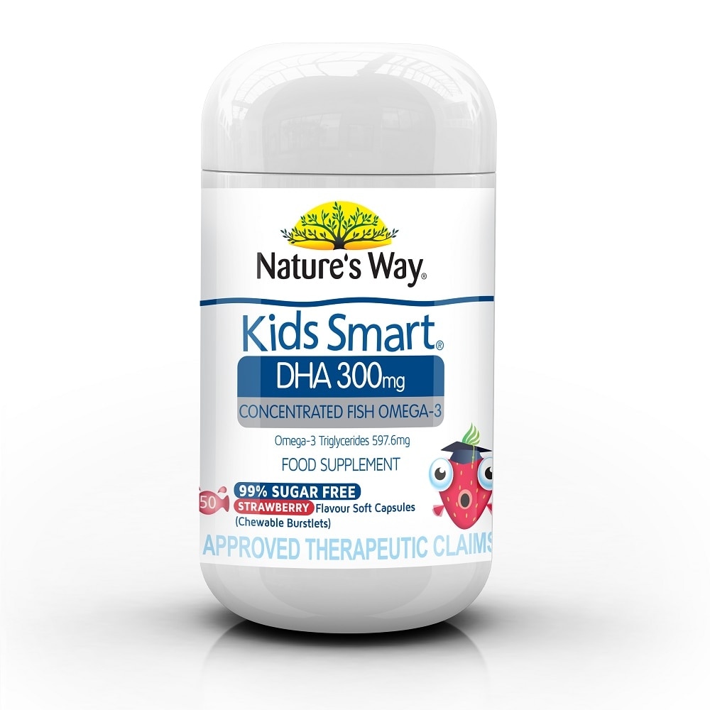 Kids Smart DHA 300mg + Concentrated Fish Omega-3 50s