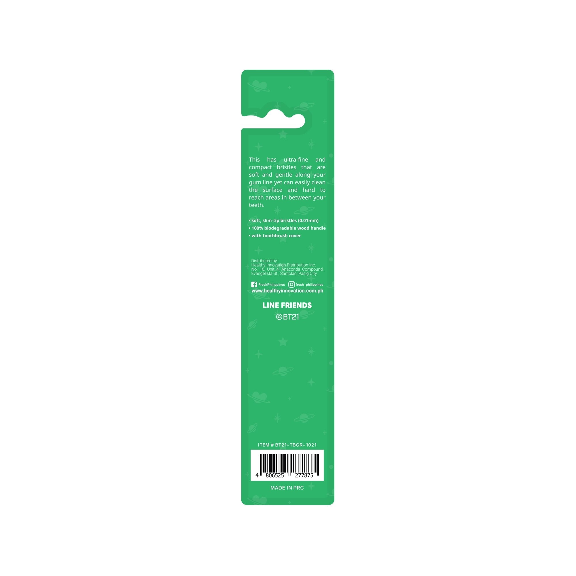 with BT21 Toothbrush Green
