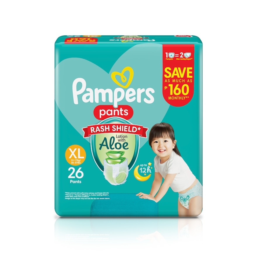 PAMPERS Baby Dry Pants Value Diaper XL 26s Promo Pack