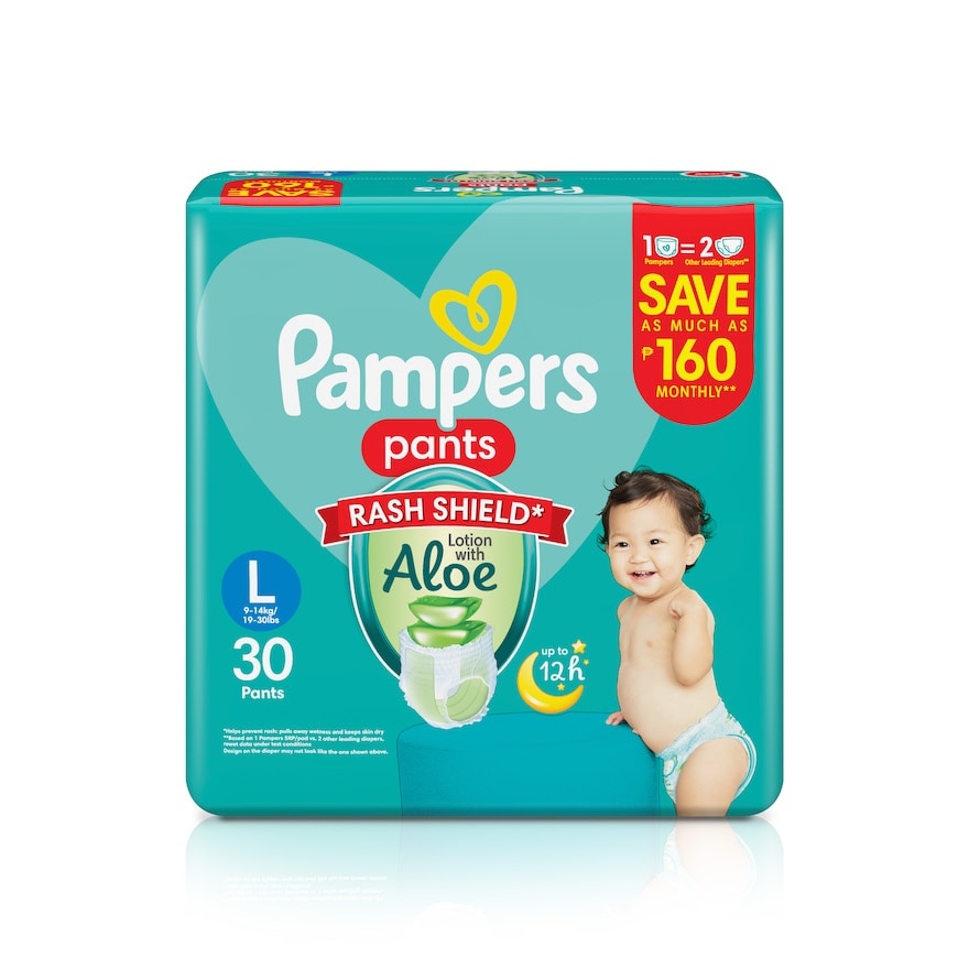 PAMPERS Baby Dry Pants Value Diaper Large 30s Promo Pack