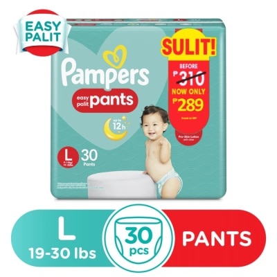 PAMPERS Baby Dry Pants Value Diaper Large 30s Promo Pack