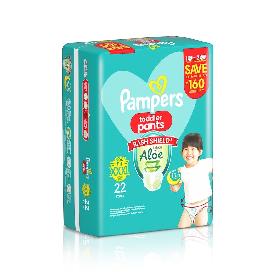 PAMPERS Baby Dry Toddler Pants Value Diaper XXXL 22s Promo Pack