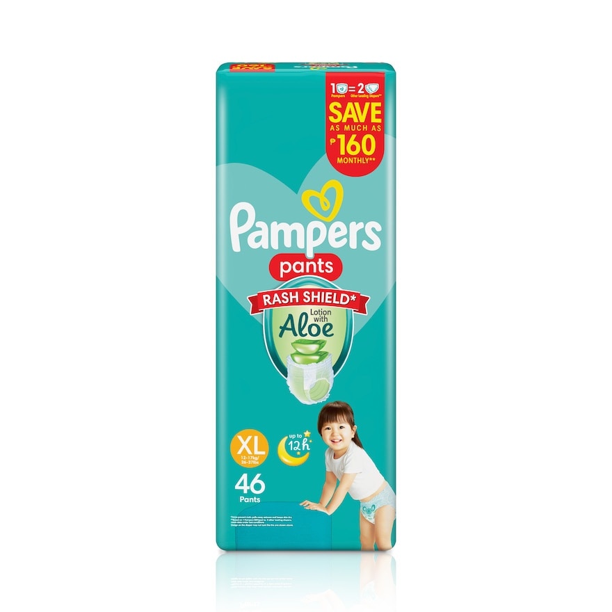 PAMPERS Baby Dry Pants Super Jumbo Diaper XL 46s Promo Pack