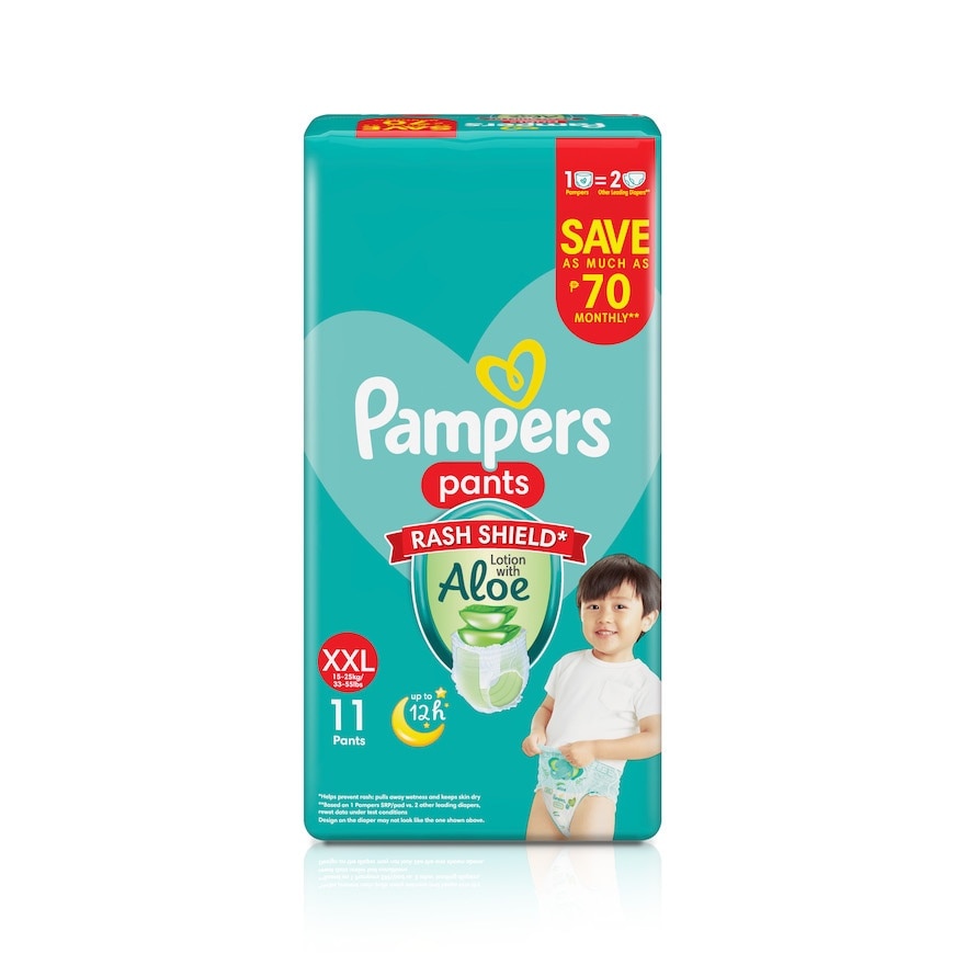 PAMPERS Baby Dry Pants Economy Diaper XXL 11s Promo Pack