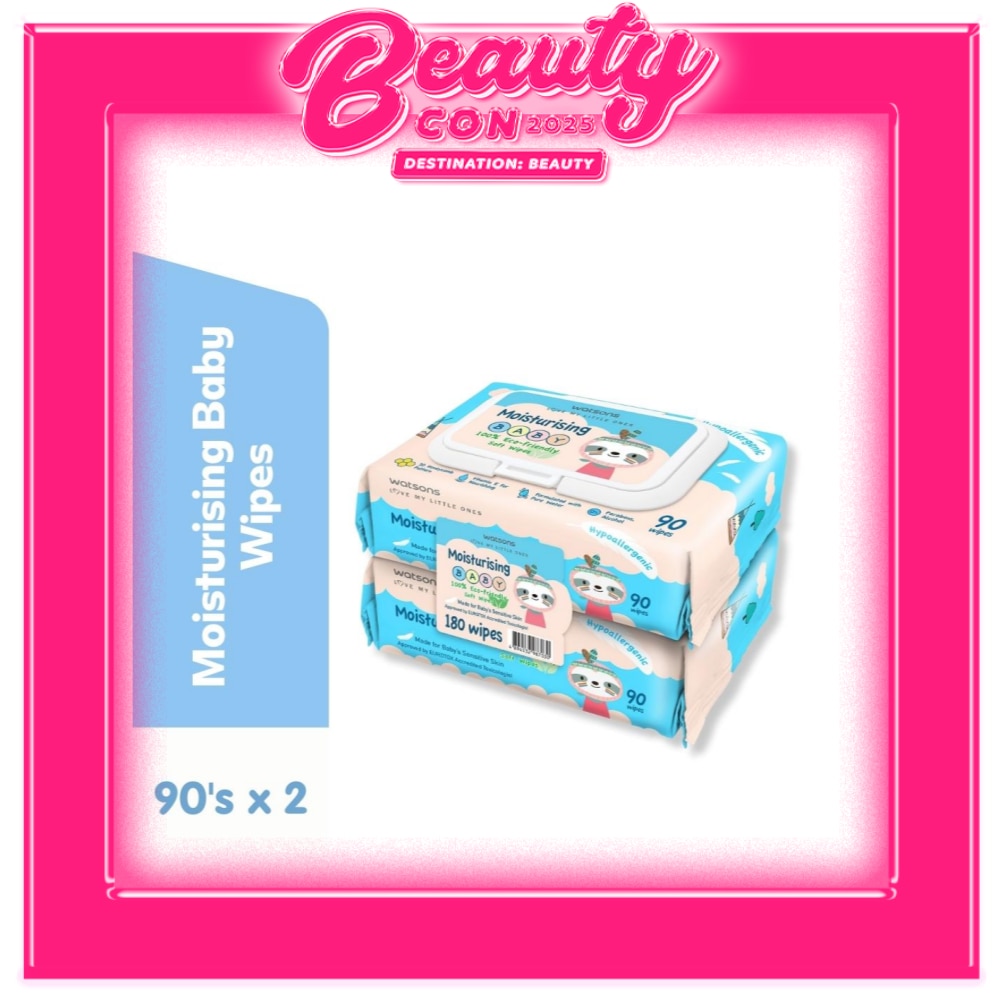 Love My Little Ones Moisturising Baby 100% Eco-Friendly Soft Wipes 90 wipes 2s