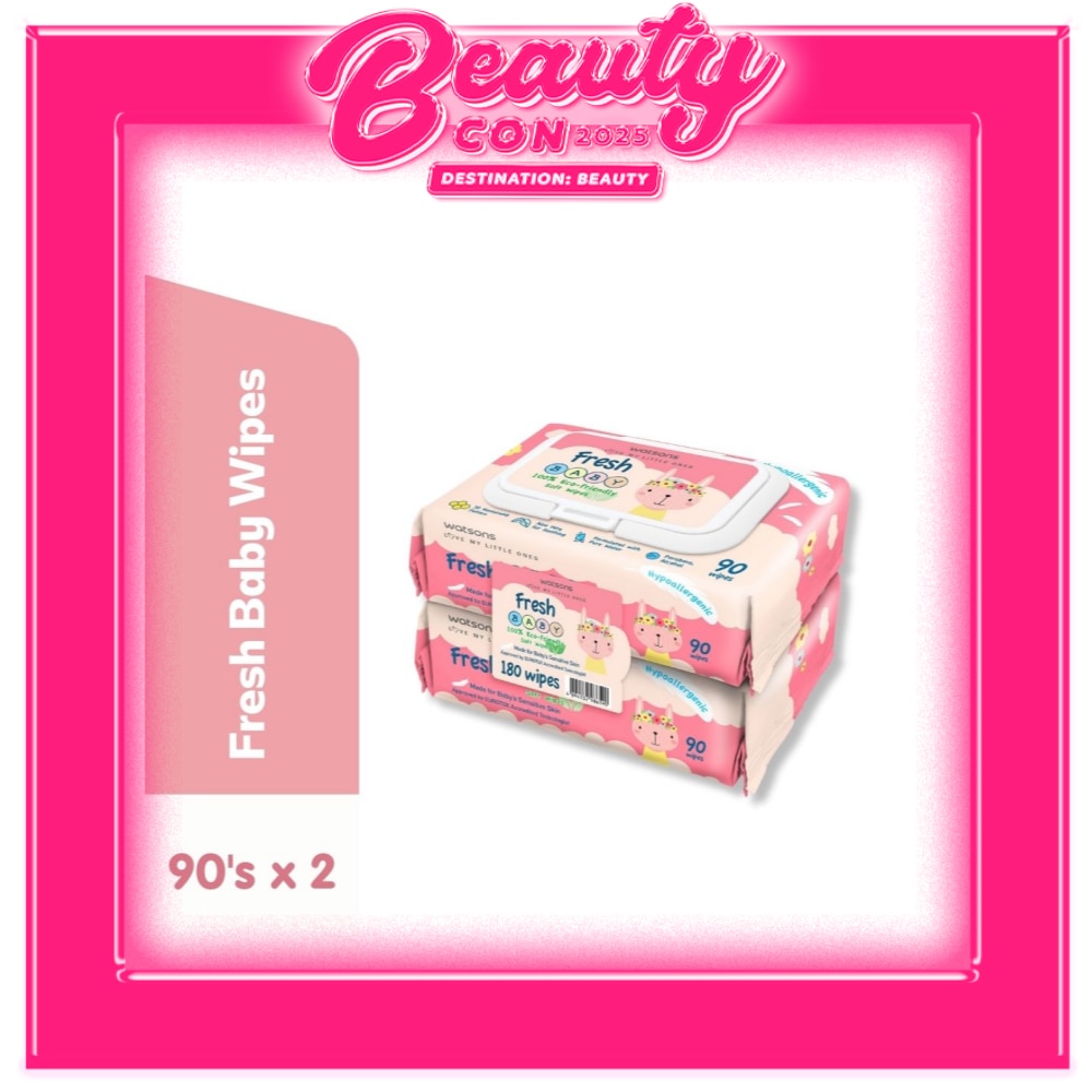 Love My Little Ones Fresh Baby 100% Eco-Friendly Soft Wipes 90 wipes 2s