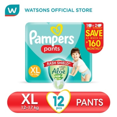 PAMPERS PAMPERS Baby Dry Pants Economy Diaper XL 12s Promo Pack