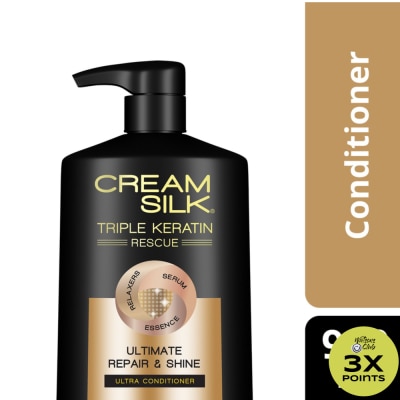 CREAMSILK CREAMSILK Triple Keratin Rescue Conditioner Ultimate Repair & Shine 900ML