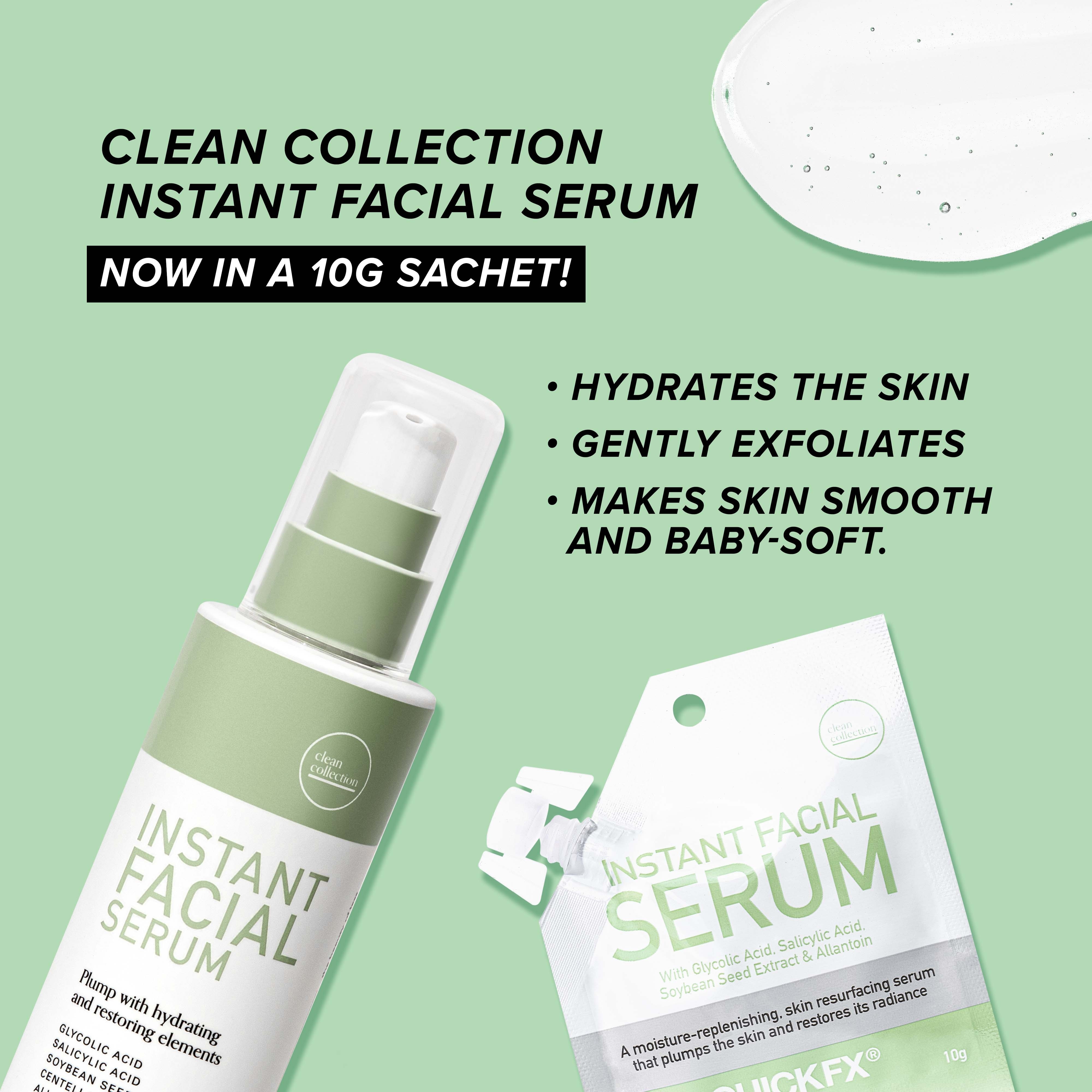 QUICKFX Clean Collection Instant Facial Serum 10G