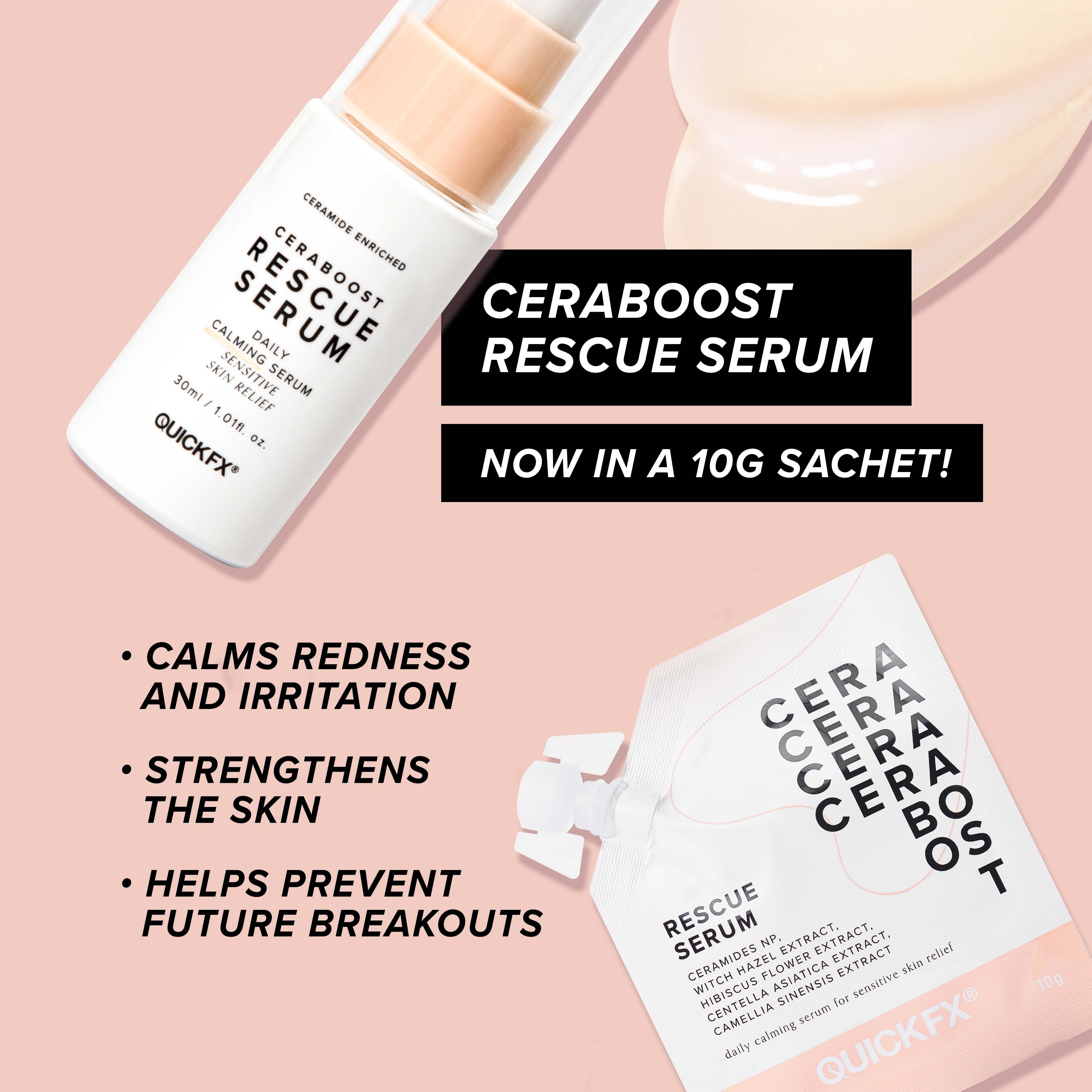 QUICKFX Ceraboost Rescue Serum 10G