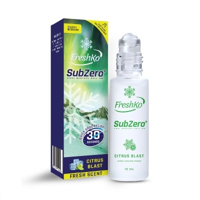 FRESHKO SubZero Citrus Blast Cool Menthol Roll-On 10 ML