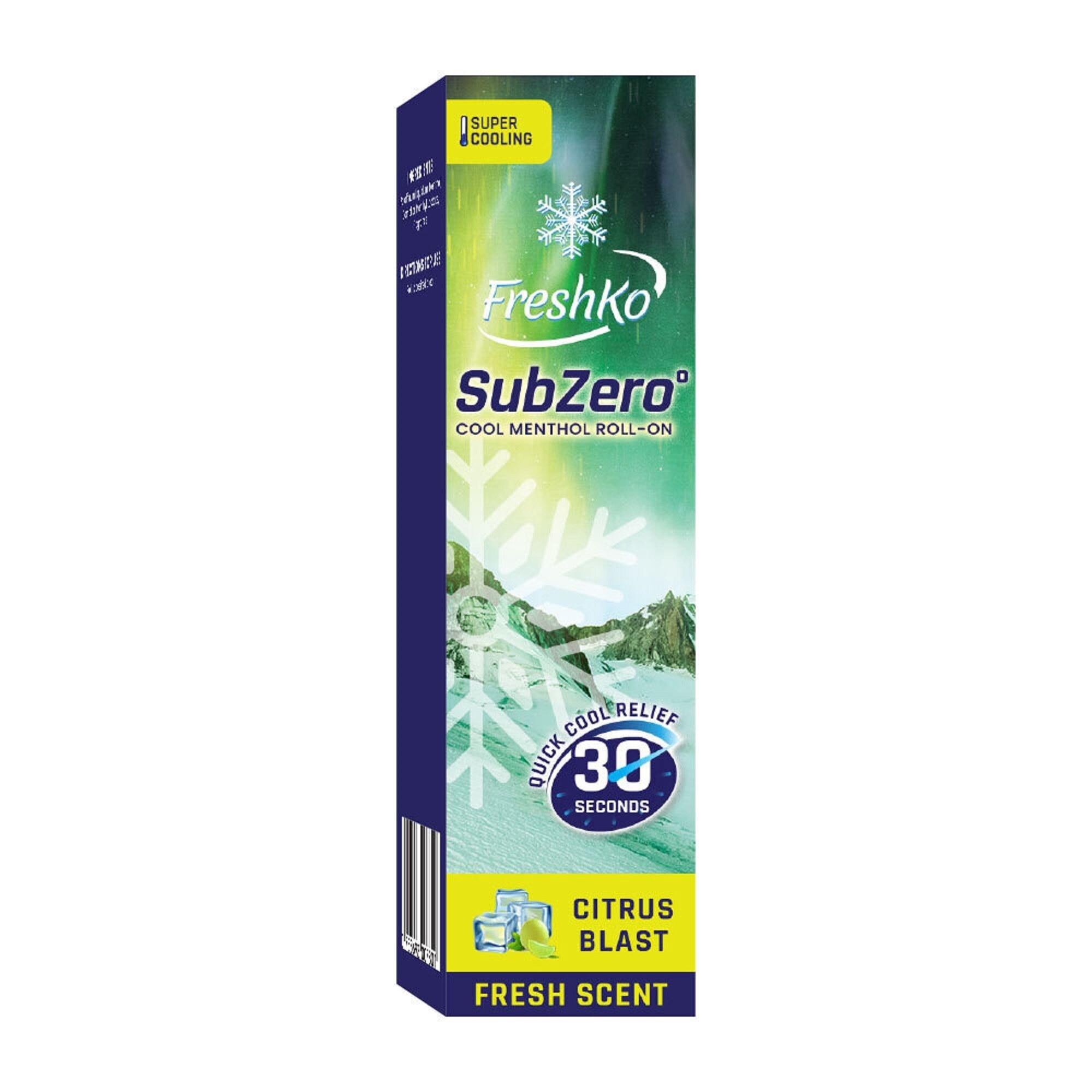 SubZero Citrus Blast Cool Menthol Roll-On 10 ML