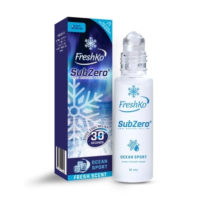 FRESHKO SubZero Ocean Sport Cool Menthol Roll-On 10 ML