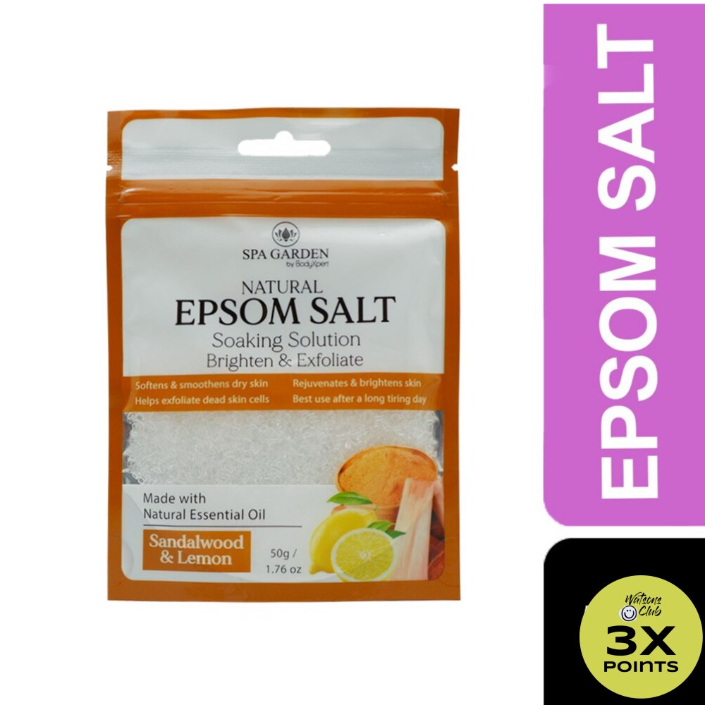 Spa Garden Epsom Salt Sandalwood & Lemon 50g