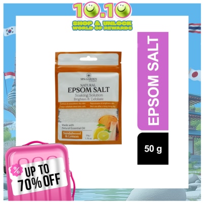 BODYXPERT Spa Garden Epsom Salt Sandalwood & Lemon 50g