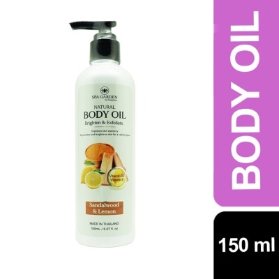 BODYXPERT Spa Garden Body Oil Sandalwood & Lemon 150ml