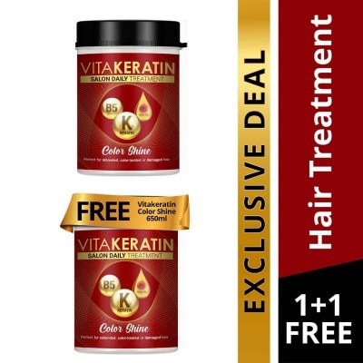 VITAKERATIN Treatment Color Shine 650ml BUY ONE GET ONE FREE