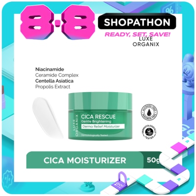 LUXE ORGANIX - LUXE ORGANIX Cica Rescue Gentle Brightening Derma Relief Moisturizer 50g image