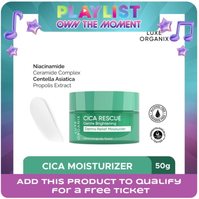 LUXE ORGANIX - LUXE ORGANIX Cica Rescue Gentle Brightening Derma Relief Moisturizer 50g