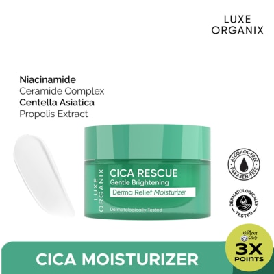 LUXE ORGANIX LUXE ORGANIX Cica Rescue Gentle Brightening Derma Relief Moisturizer 50g
