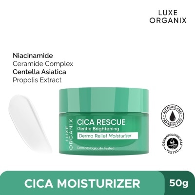 LUXE ORGANIX LUXE ORGANIX Cica Rescue Gentle Brightening Derma Relief Moisturizer 50g